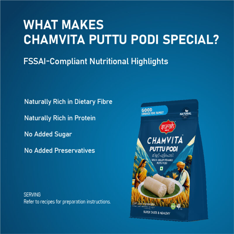 CHAMVITA PUTTU PODI - 400g - Image 2