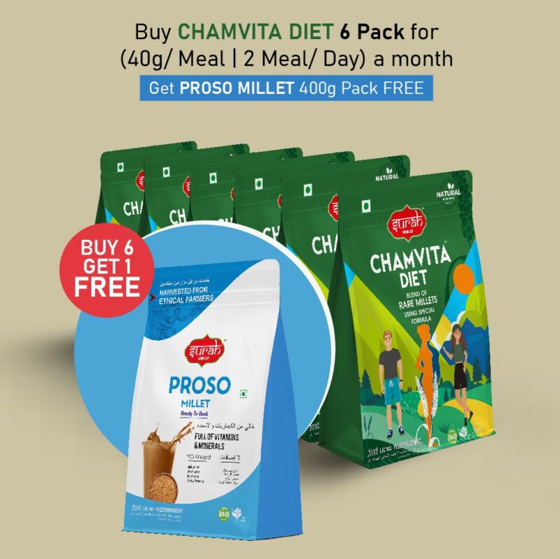 Chamvita Diet + Proso Millet Combo